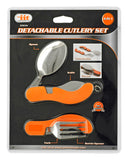 Sanitary Travel Foldable Detachable Cutlery Utensil Set