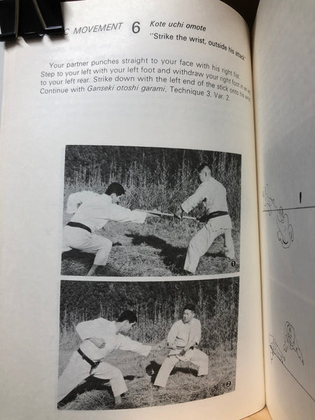 Stick Fighting Techniques of Self Defense Paperback book by Masaaki Hatsumi