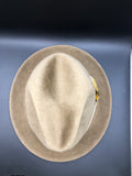 Stetson Beige 3X Beaver Fur Fedora Hat Size 7 with original box