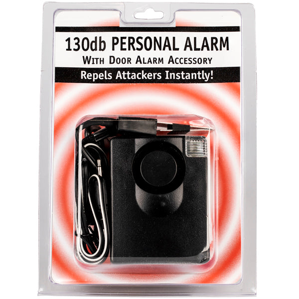 PERSONAL ALARM WITH LIGHT- 130 DB- 3 in 1