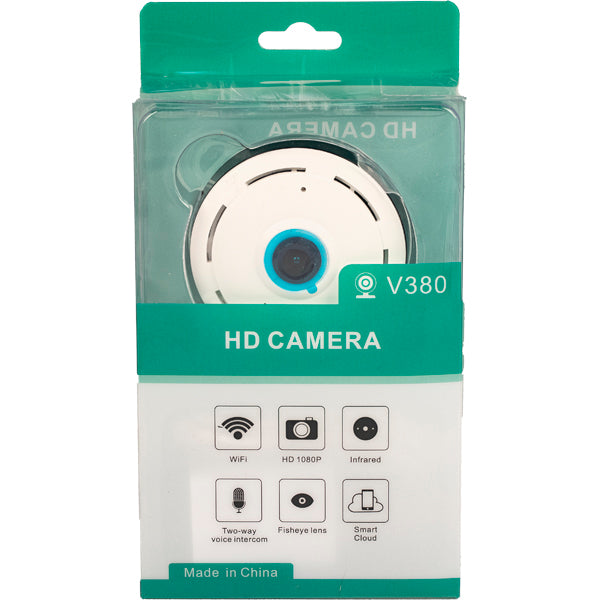1080P HD Fish Eye Camera with Wi-Fi and DVR
