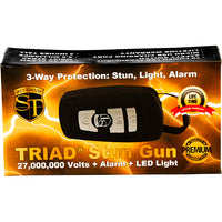 Triad 27,000,000 Volts Stun Gun with USB charger,130db alarm, and LED flashlight